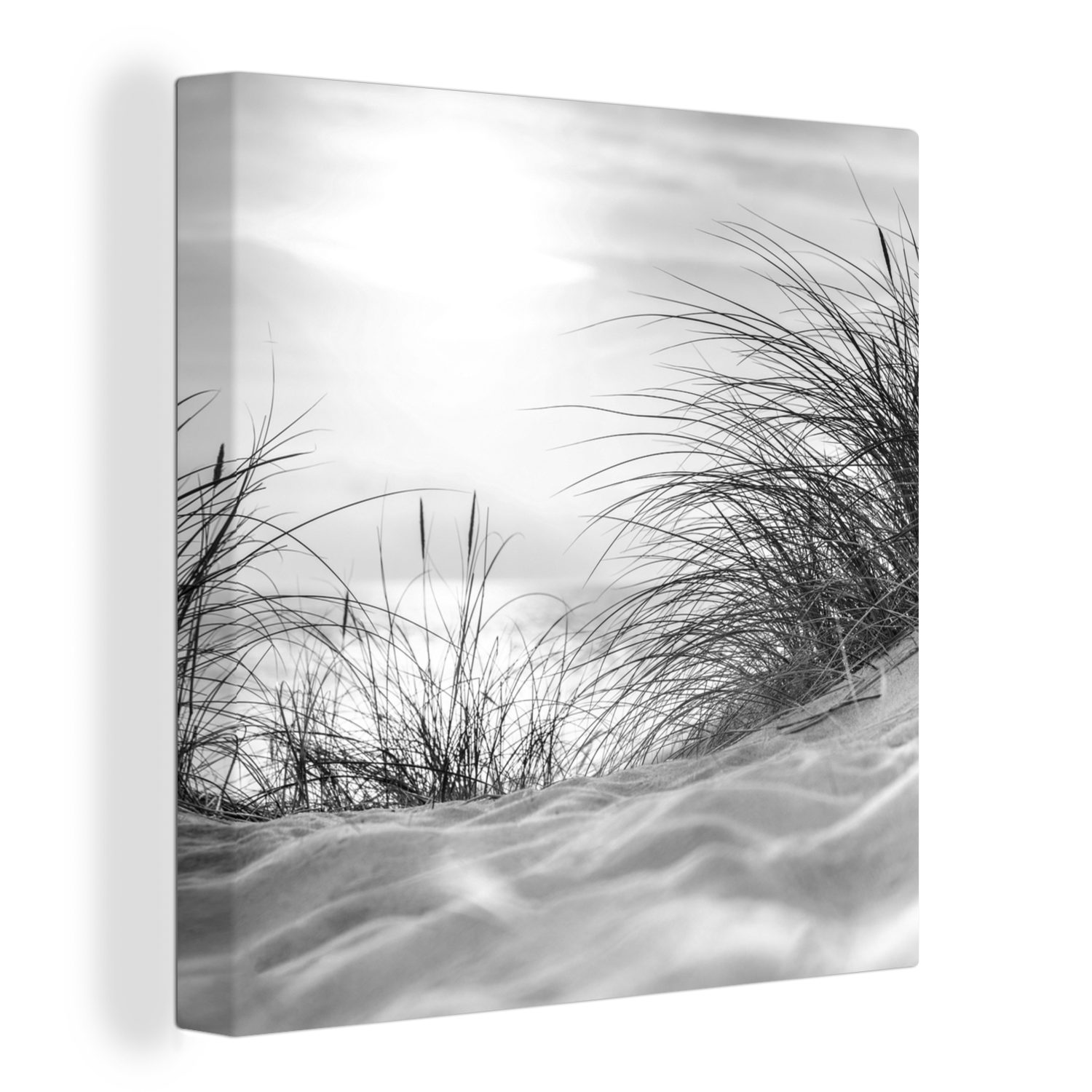 OneMillionCanvasses® Leinwandbild Wattenmeer - Schwarz - günstig online kaufen