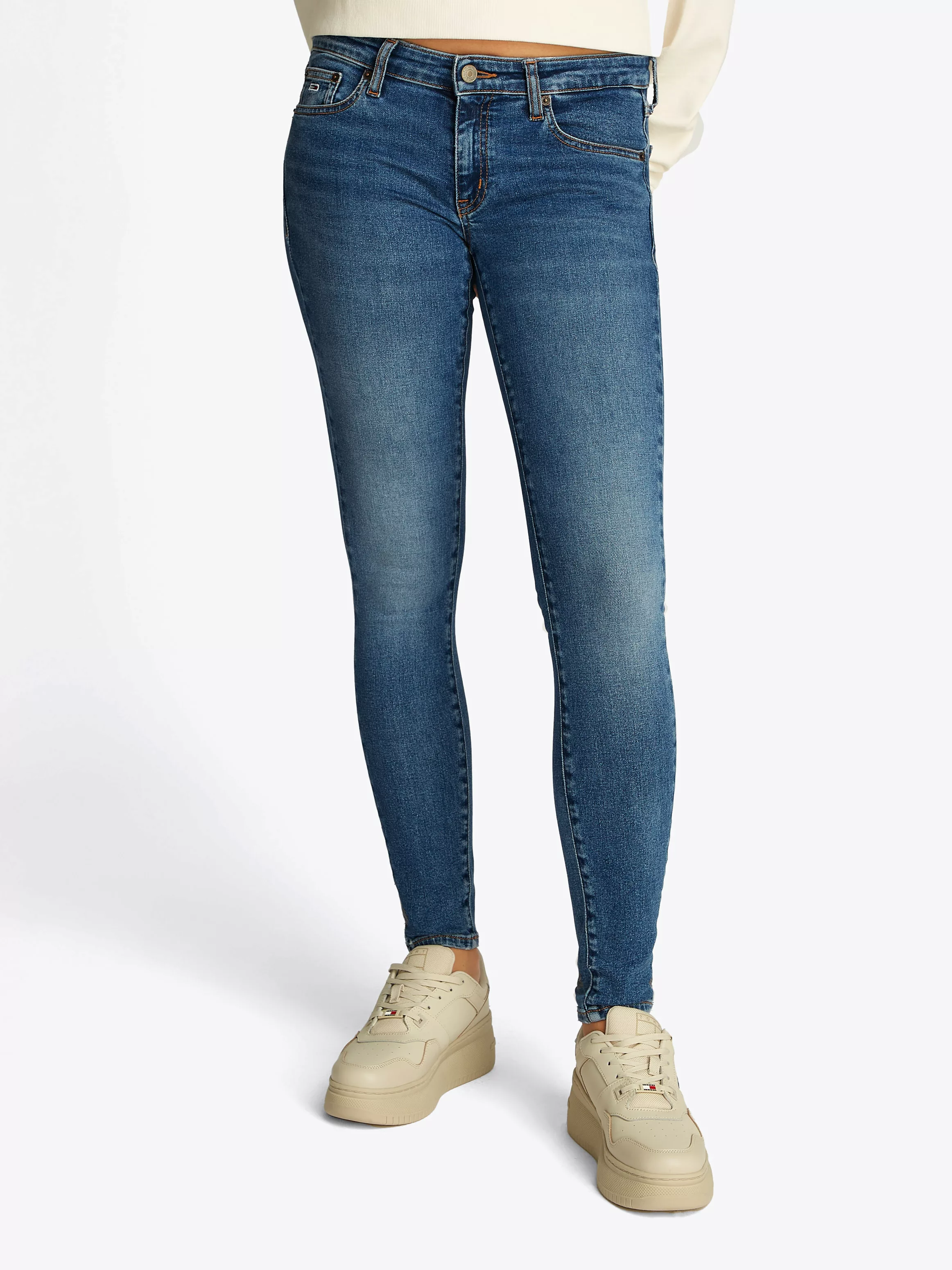 Tommy Jeans Skinny-fit-Jeans "Sophie Low Waist Skinny", mit Logo-Badge, in günstig online kaufen