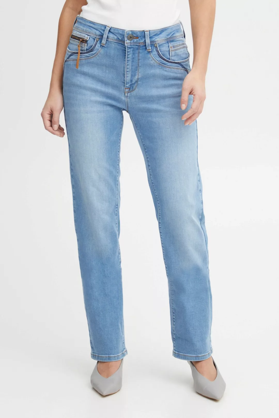 Pulz Jeans Röhrenjeans "Rhrenjeans PZKarolina" günstig online kaufen