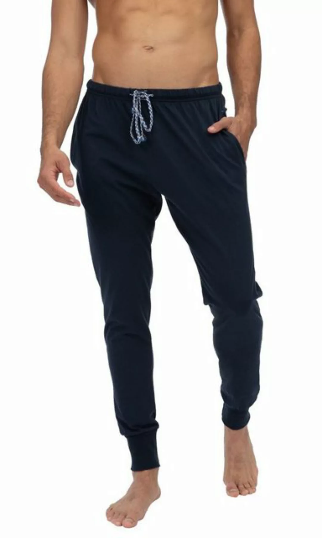 HAASIS Bodywear 1919 Pyjamahose Herren Pyjamahose mit Bündchen 77113876-nav günstig online kaufen