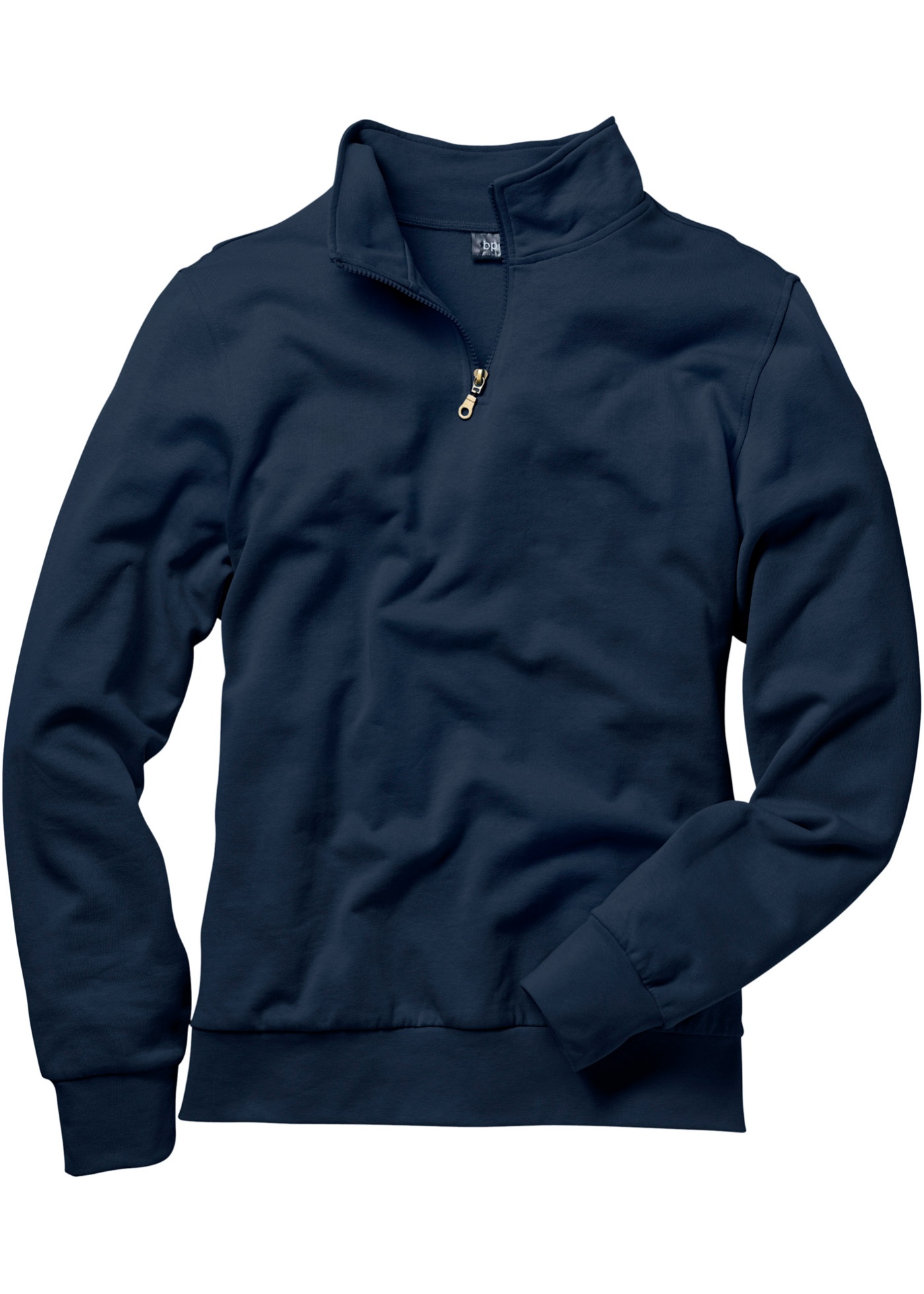 Sweatshirt mit Troyerkragen günstig online kaufen