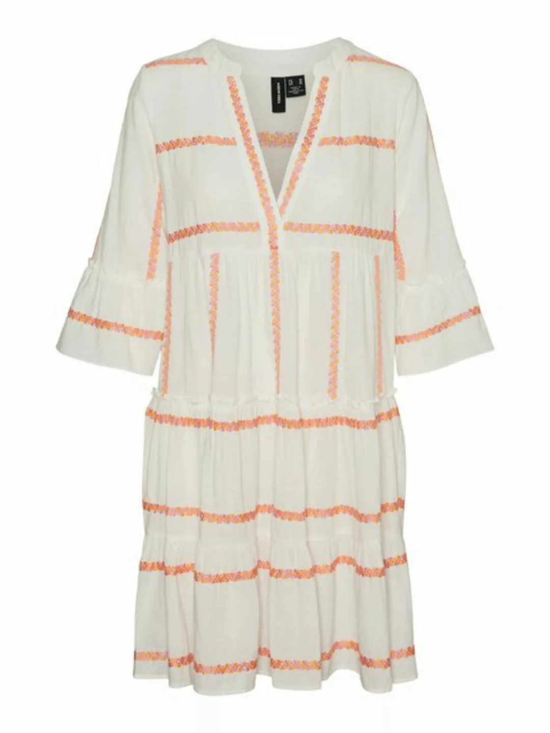 Vero Moda Tunika VMDICTHE 3/4 STRIPE EMB TUNIC WVN G günstig online kaufen