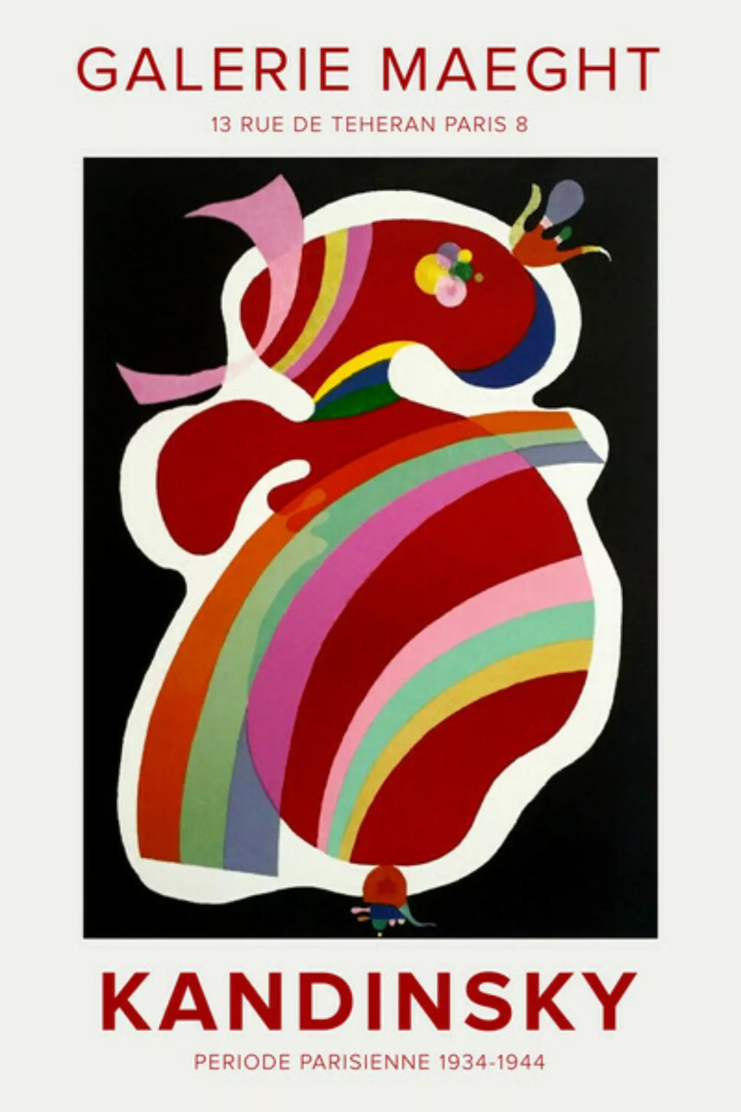 Poster / Leinwandbild - Kandinsky - Periode Parisienne 1934-1944 günstig online kaufen