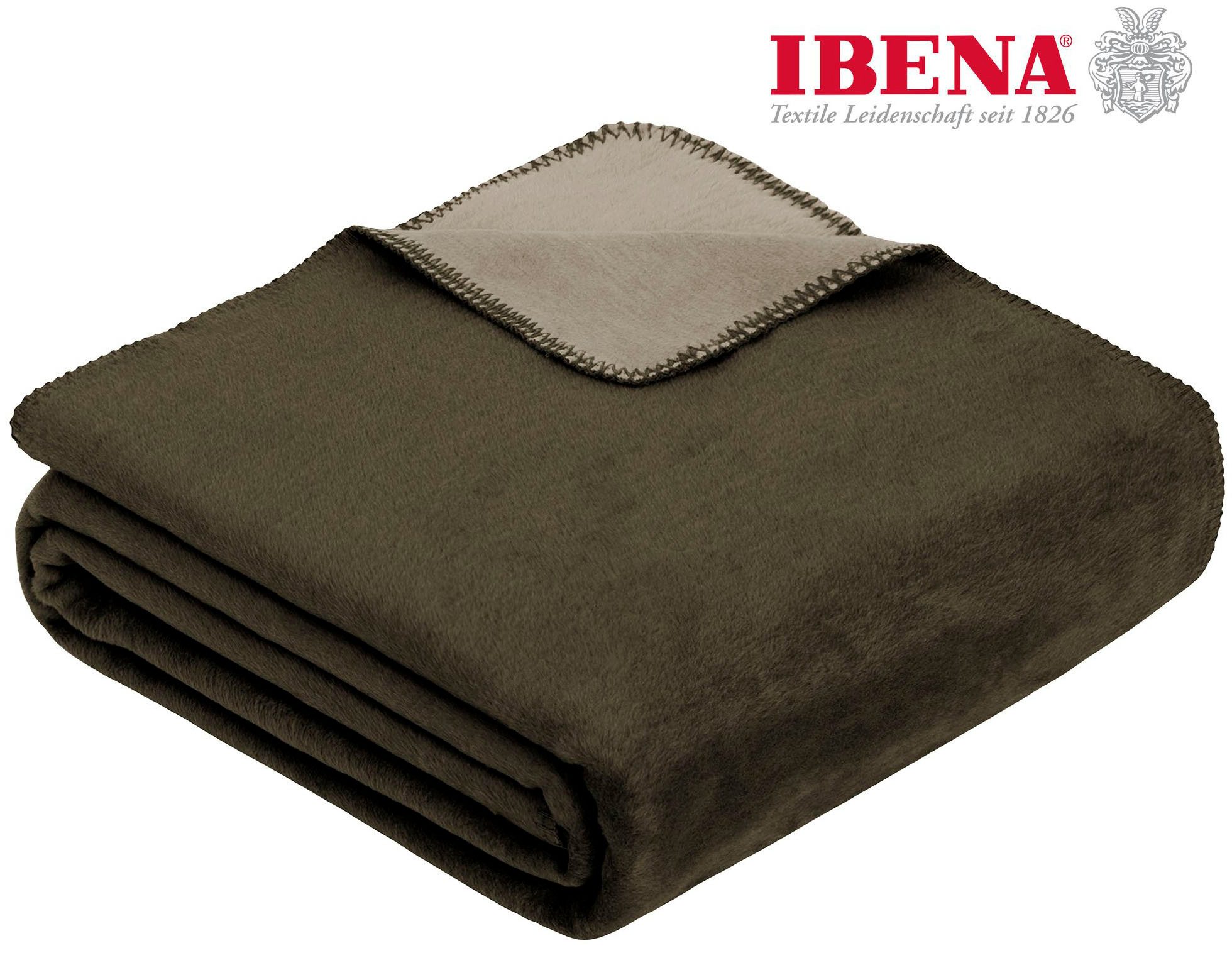 IBENA Wohndecke »Wohndecke Doubleface Dublin«, in trendigen Farben günstig online kaufen