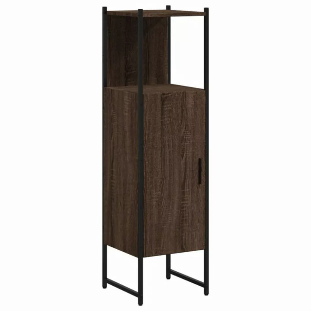 vidaXL Badezimmerspiegelschrank Badschrank Braun Eichen-Optik 33x33x120,5 c günstig online kaufen