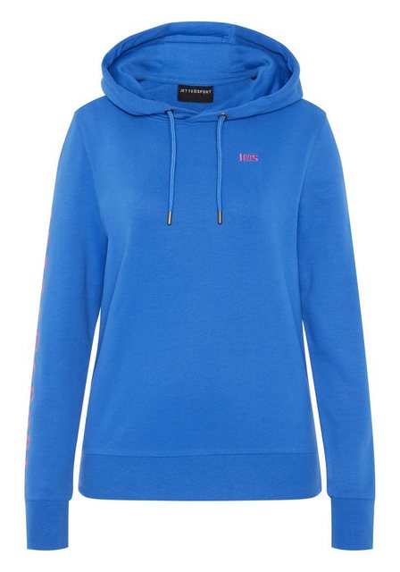 JETTE SPORT Kapuzensweatshirt mit kleinem Logodruck günstig online kaufen