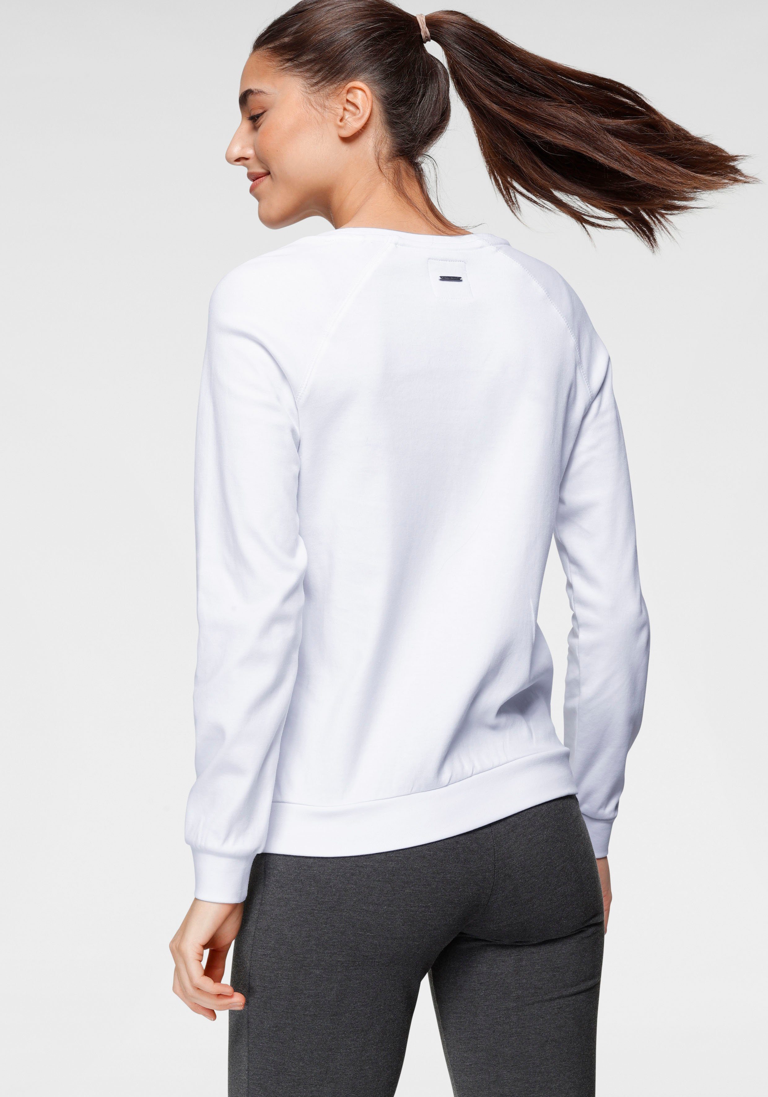 KangaROOS Sweatshirt Langarm, figurumspielender Schnitt, mit günstig online kaufen