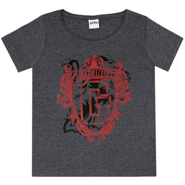 Sarcia.eu T-Shirt Dunkelgraues T-Shirt für Damen GRYFFINDOR Harry Potter günstig online kaufen