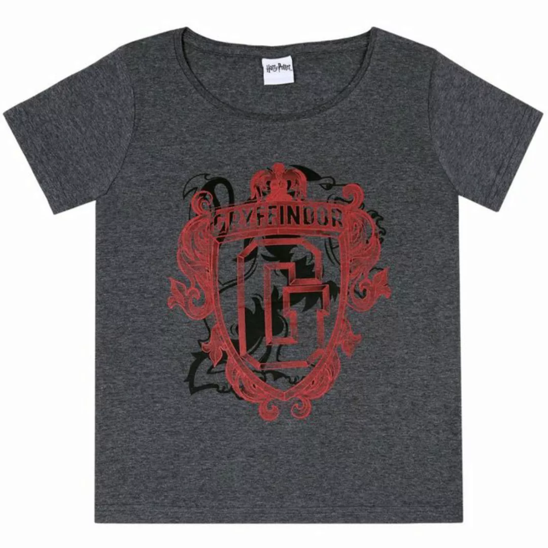 Sarcia.eu T-Shirt Dunkelgraues T-Shirt für Damen GRYFFINDOR Harry Potter günstig online kaufen