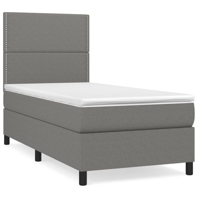 vidaXL Boxspringbett Bett Boxspringbett mit Matratze & LED Stoff (80 x 200 günstig online kaufen