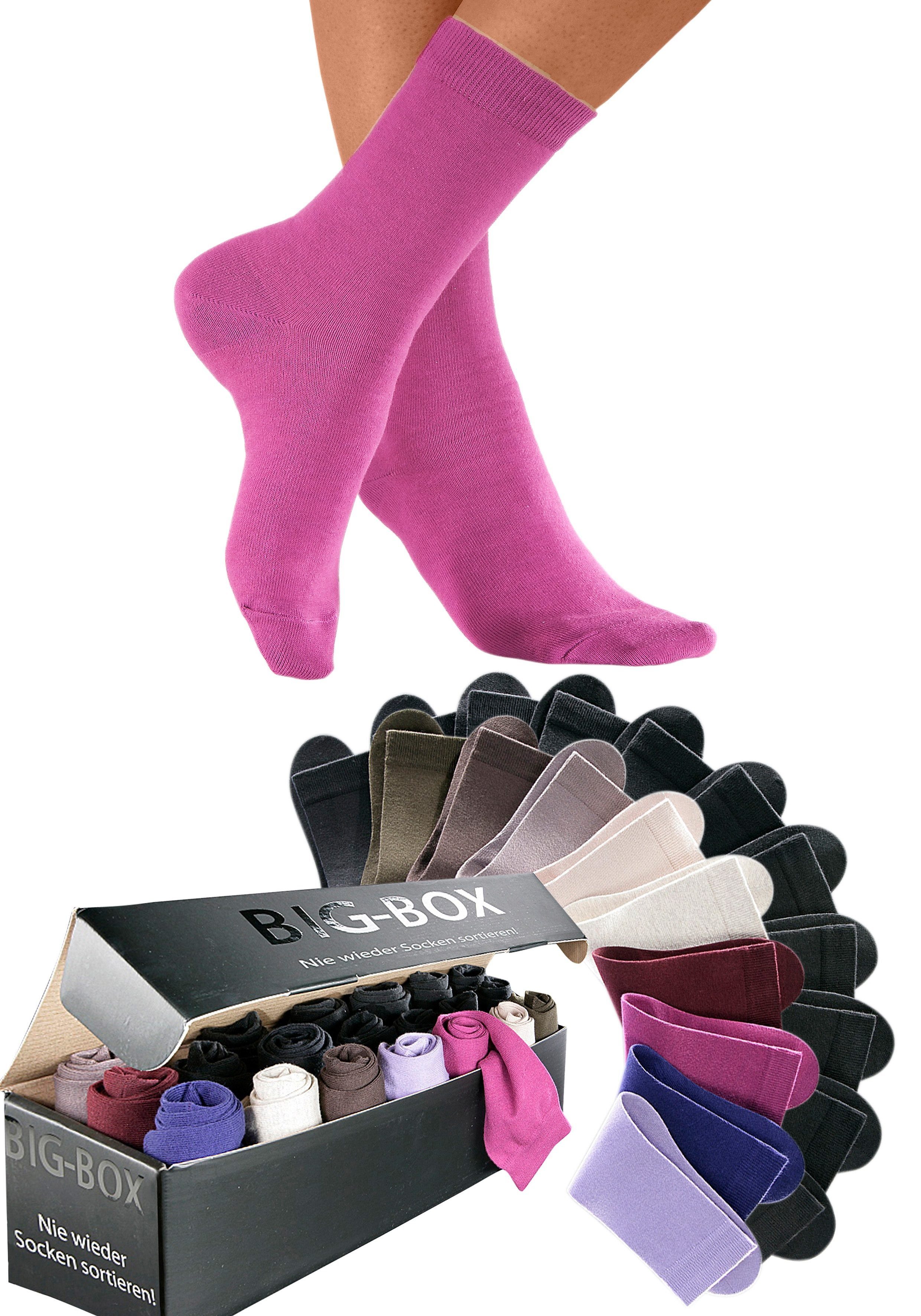Go in Basicsocken, (Box, 20 Paar), in der großen Big-Box günstig online kaufen