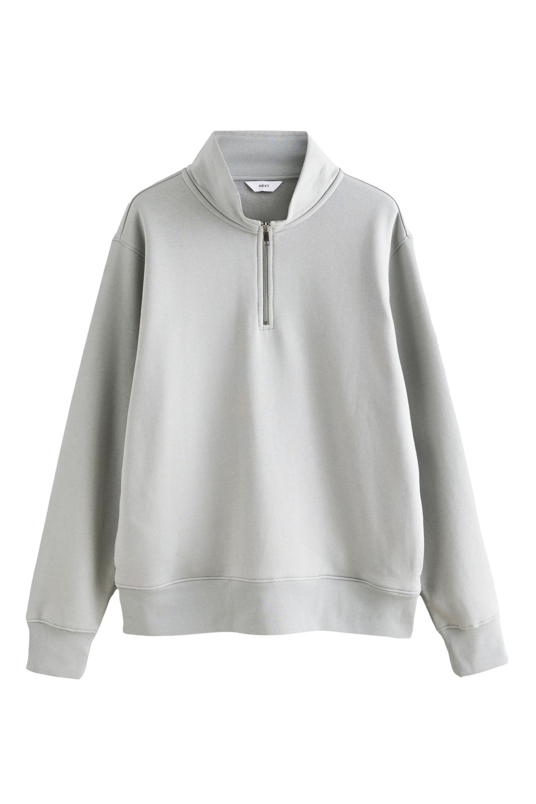 Next Sweater Jersey-Sweatshirt mit kurzem Reißverschlusskragen günstig online kaufen