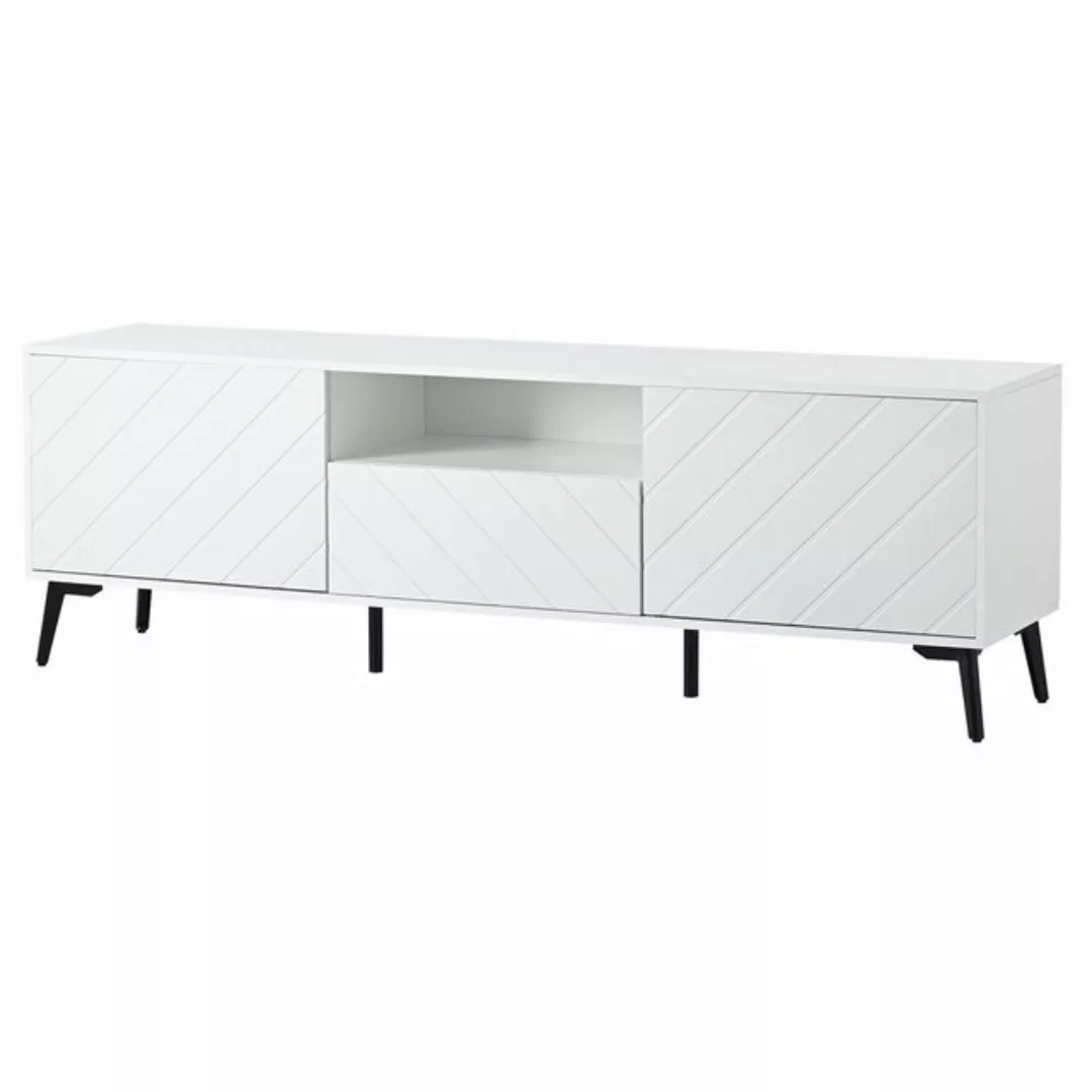 BlingBin TV-Schrank weißer TV-Ständer Lowboard (1-St., 1,7 Meter langer, mi günstig online kaufen