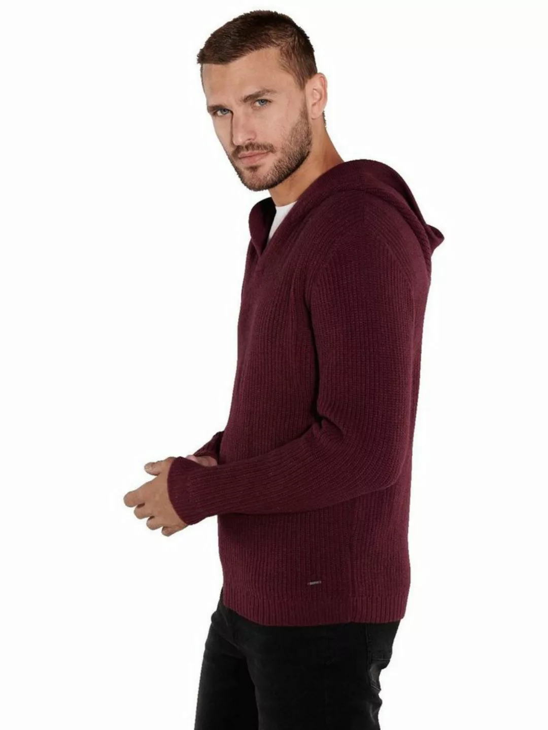 emilio adani Strickpullover Pullover mit Kapuze günstig online kaufen