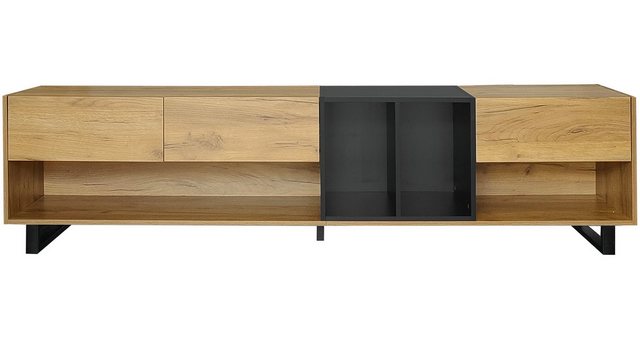 RIYO TV-Schrank Lowboard TV-Schrank Wohnzimmermöbel mit Metallbeinen 200cm* günstig online kaufen