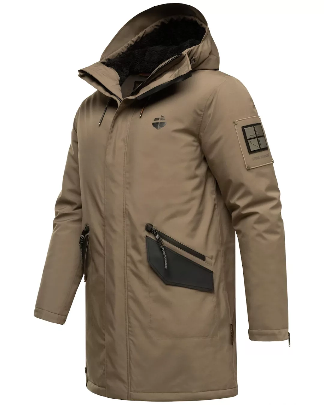 Stone Harbour Wintermantel "Ragaan", modischer Herren Winterparka mit Teddy günstig online kaufen