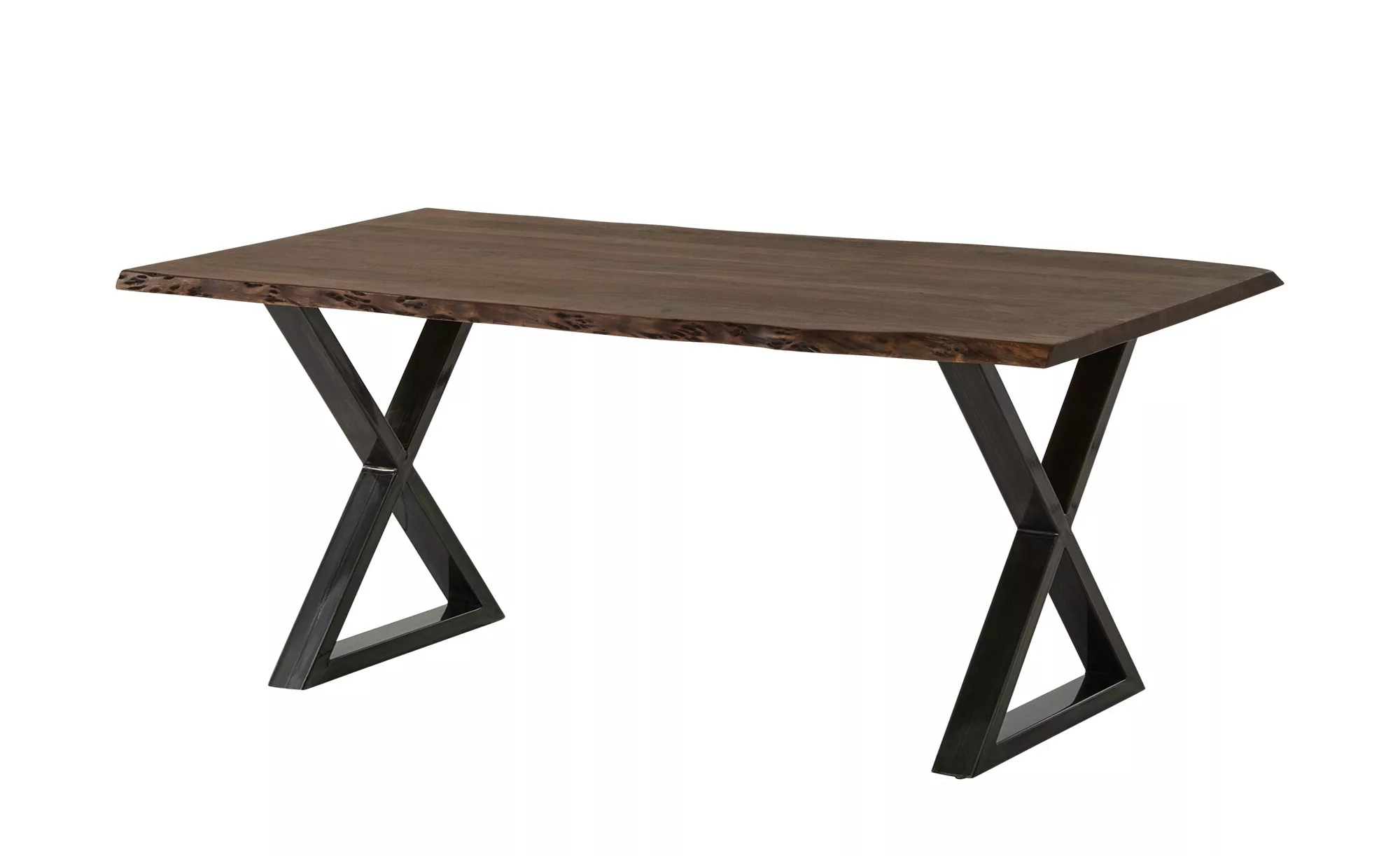 Woodford Kufentisch massiv  Alabria - holzfarben - 100 cm - 77,5 cm - Tisch günstig online kaufen