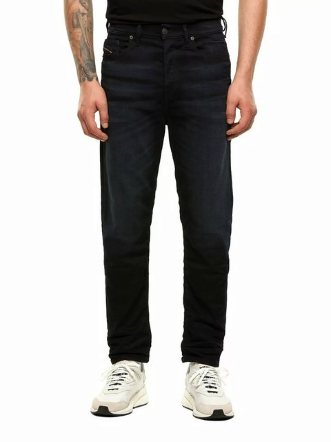 Diesel Tapered-fit-Jeans tiefer Schritt - Knöchellang - D-Vider 084AY günstig online kaufen
