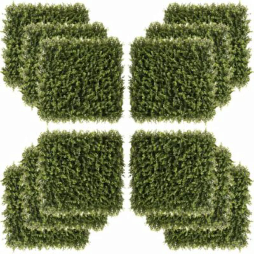 Outsunny Künstliche Hecke grün Kunststoff B/T/L: ca. 50x5x50 cm günstig online kaufen