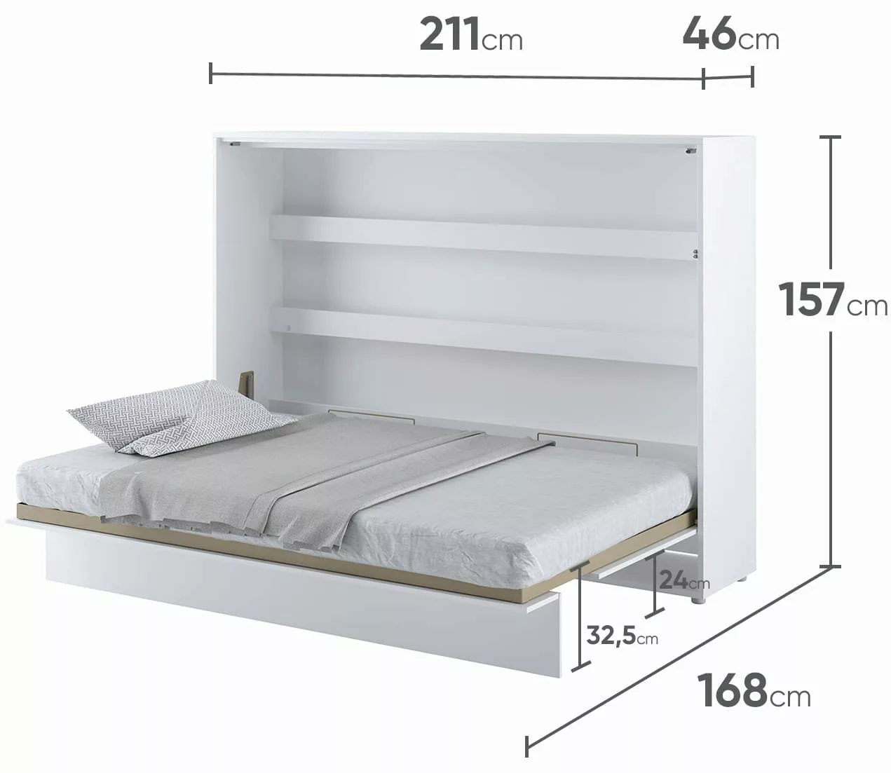 yourhouse24 Schrankbett Bed Concept BC-04 140x200 günstig online kaufen
