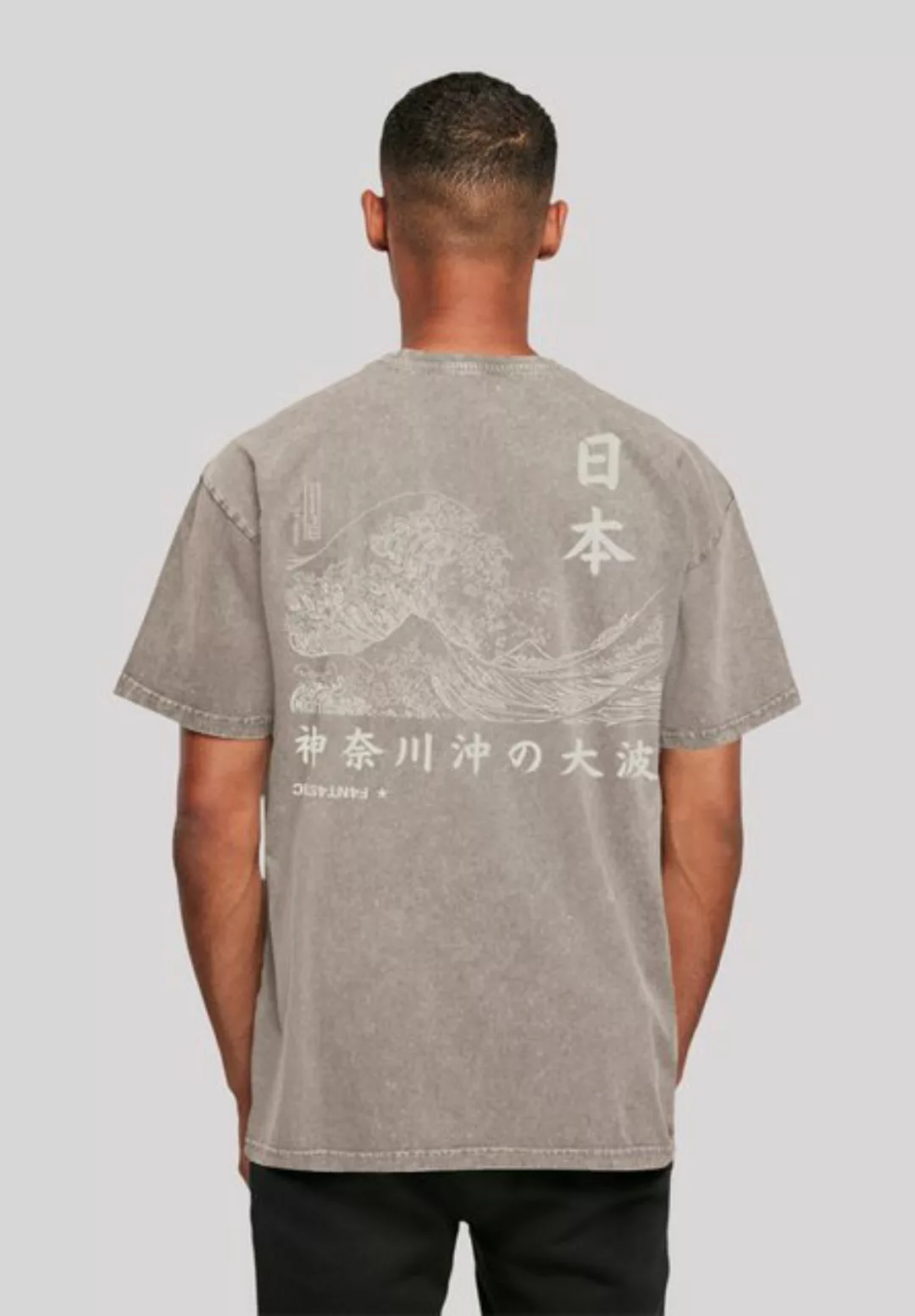 F4NT4STIC T-Shirt Kanagawa Welle Print günstig online kaufen