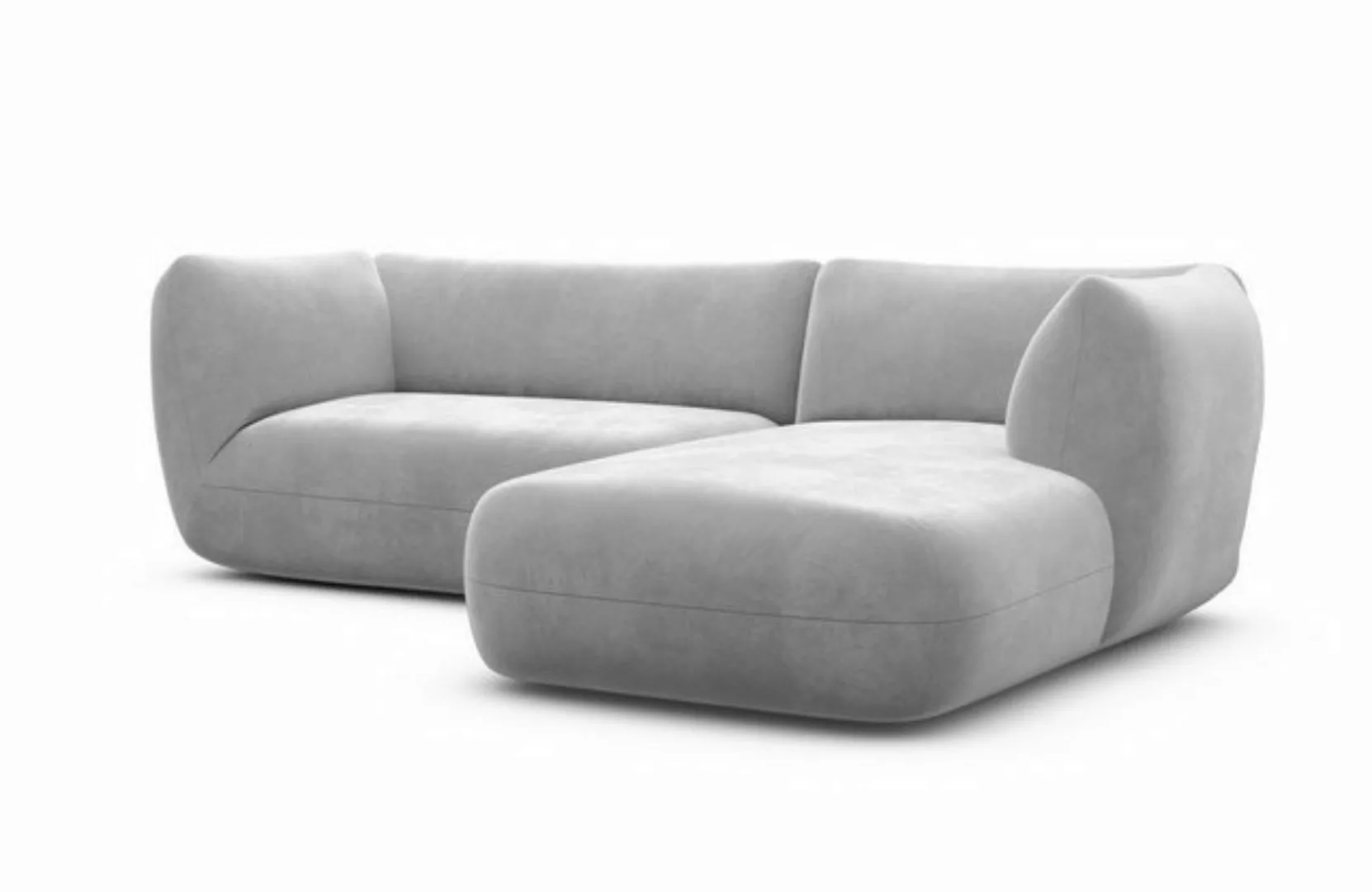 Sofa Dreams Ecksofa Stoff Eckcouch Polstersofa Eck Sofa Madrid L Form kurz, günstig online kaufen