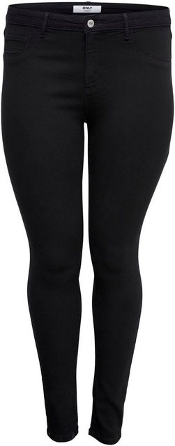 Carmakoma by Only Damen Jeans CARTHUNDER PUSH UP REG SKINNY JEANS - Skinny günstig online kaufen