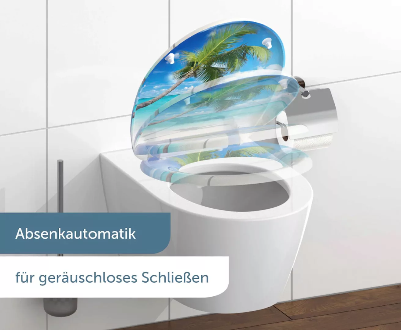Schütte WC-Sitz "CARRIBEAN", Duroplast, mit Absenkautomatik und Schnellvers günstig online kaufen