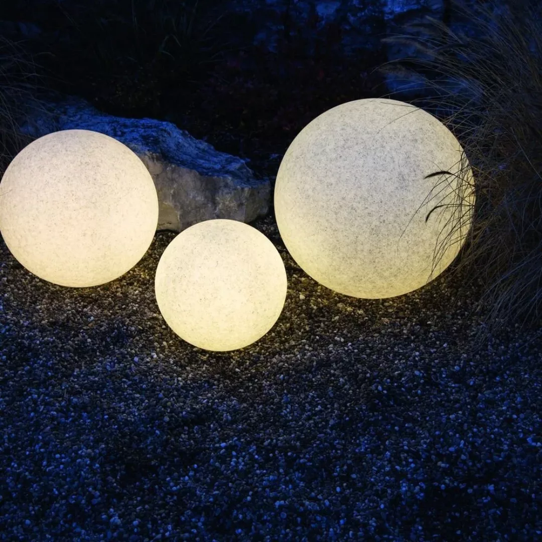 LeuchtKugel Mundan in Granit 500mm E27 günstig online kaufen