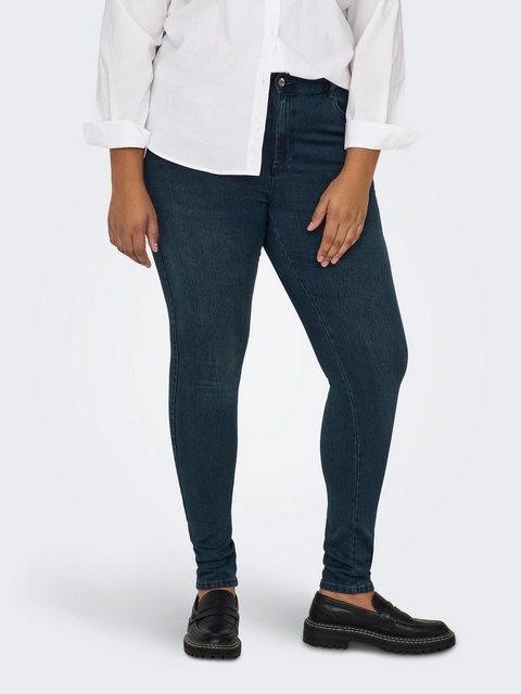 Carmakoma by Only Damen Jeans CARAUGUSTA HW STRAIGHT BJ61 - Straight Fit - günstig online kaufen