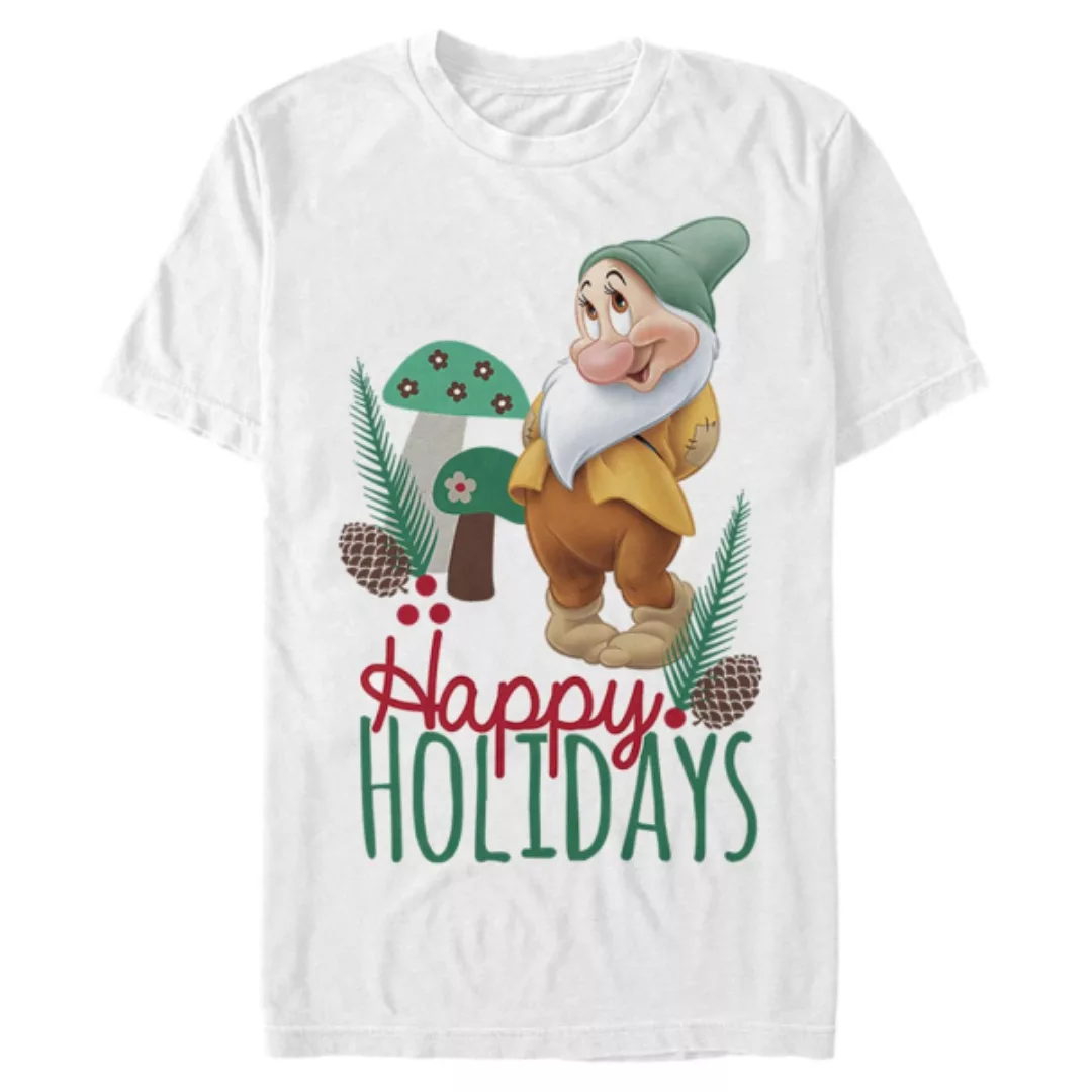 Disney - Schneewittchen - Bashful Christmas - Weihnachten - Männer T-Shirt günstig online kaufen