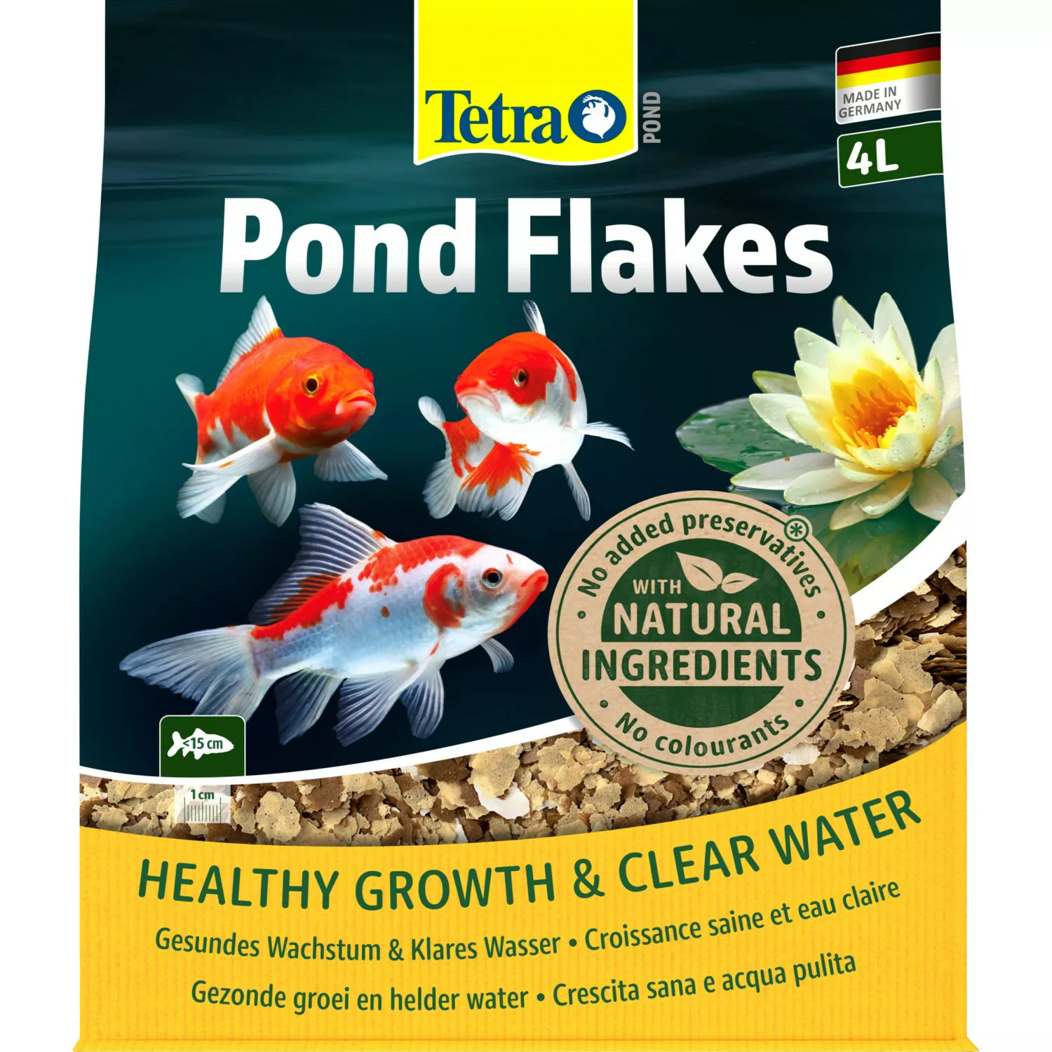 Tetra Pond Fischfutter Flakes 4 l günstig online kaufen