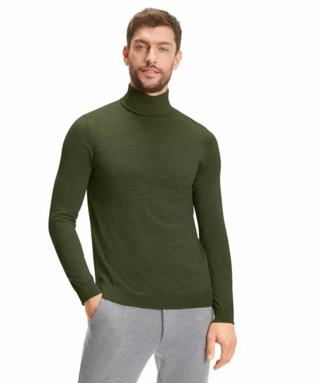 FALKE Strickpullover aus ultrafeiner Merinowolle günstig online kaufen