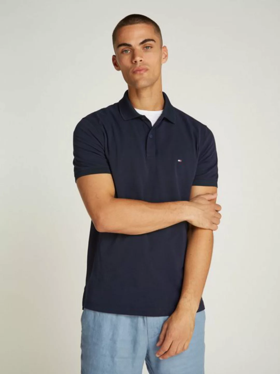 Tommy Hilfiger Poloshirt PERFORMANCE PIQUE REG POLO mit Streifenmuster günstig online kaufen