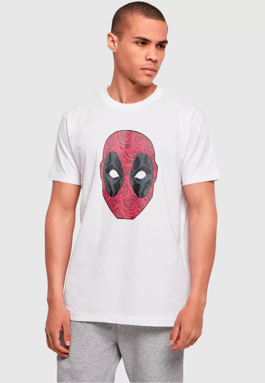 ABSOLUTE CULT T-Shirt "ABSOLUTE CULT Herren Deadpool - Head Of Roses T-Shir günstig online kaufen