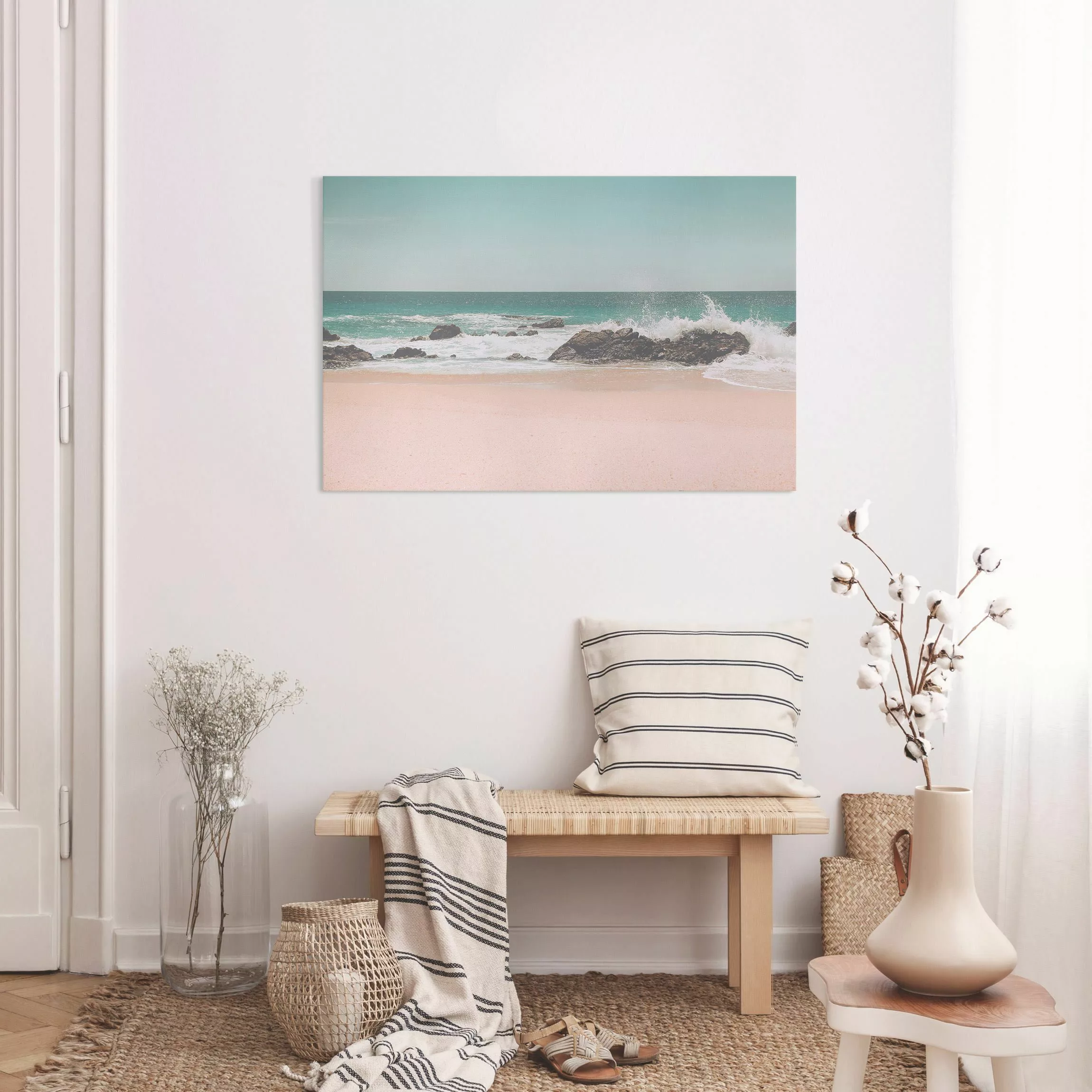 Leinwandbild Sonniger Strand Mexico günstig online kaufen