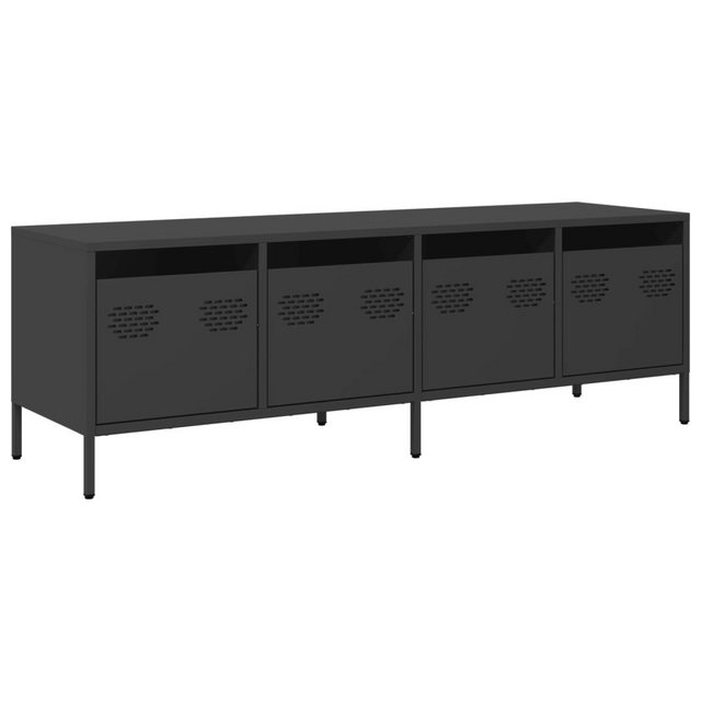 vidaXL TV-Schrank TV-Schrank Schwarz 135x39x43,5 cm Kaltgewalzter Stahl (1- günstig online kaufen