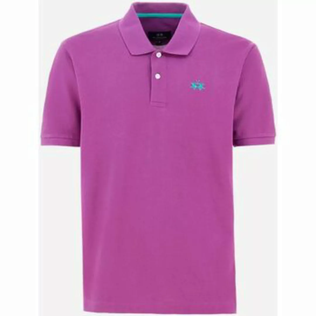 La Martina  T-Shirts & Poloshirts BPMP01-PK031-05248 PURPLE WINW günstig online kaufen