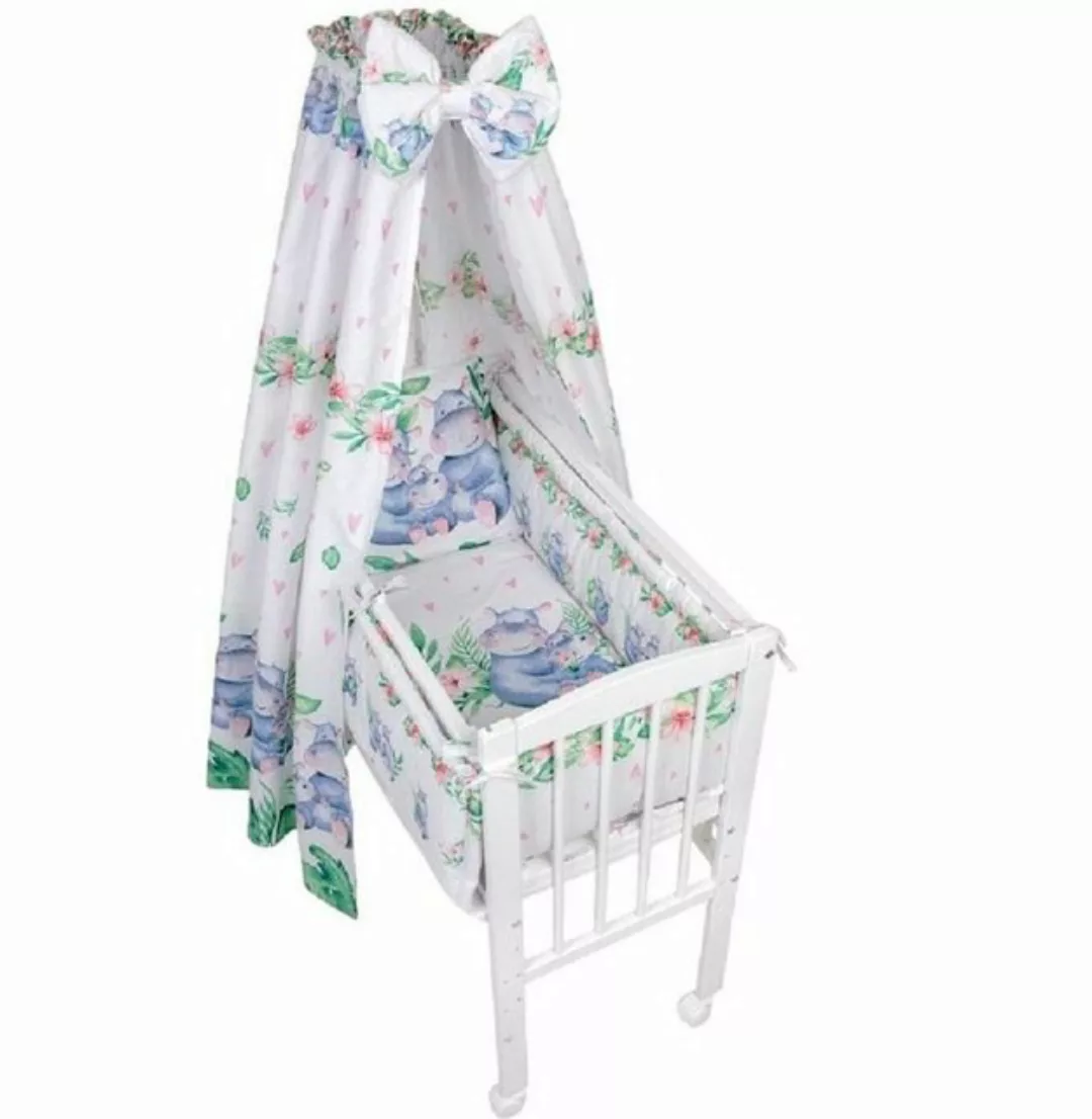 Babyhafen Beistellbett Babybett Zustellbett 90x40 cm Komplettbett SET Druck günstig online kaufen