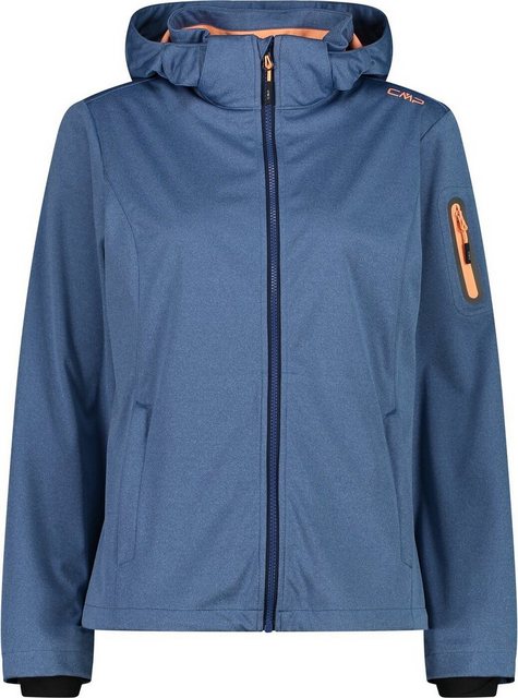 CMP Funktionsjacke WOMAN JACKET ZIP HOOD DUSTY BLUE MEL. günstig online kaufen