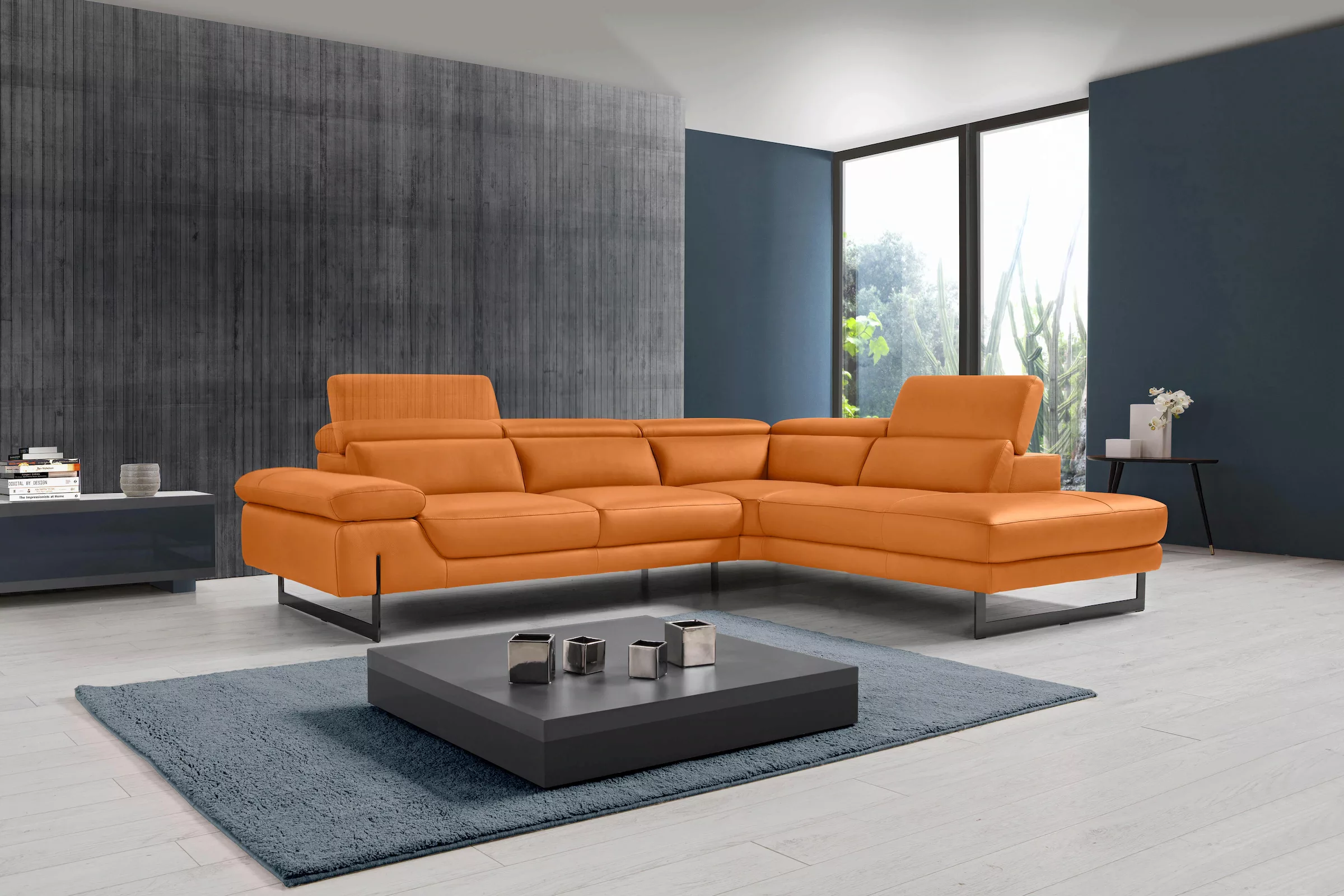 Egoitaliano Ecksofa »Queenie, extravagantes Sofa mit erstklassigem Sitzkomf günstig online kaufen