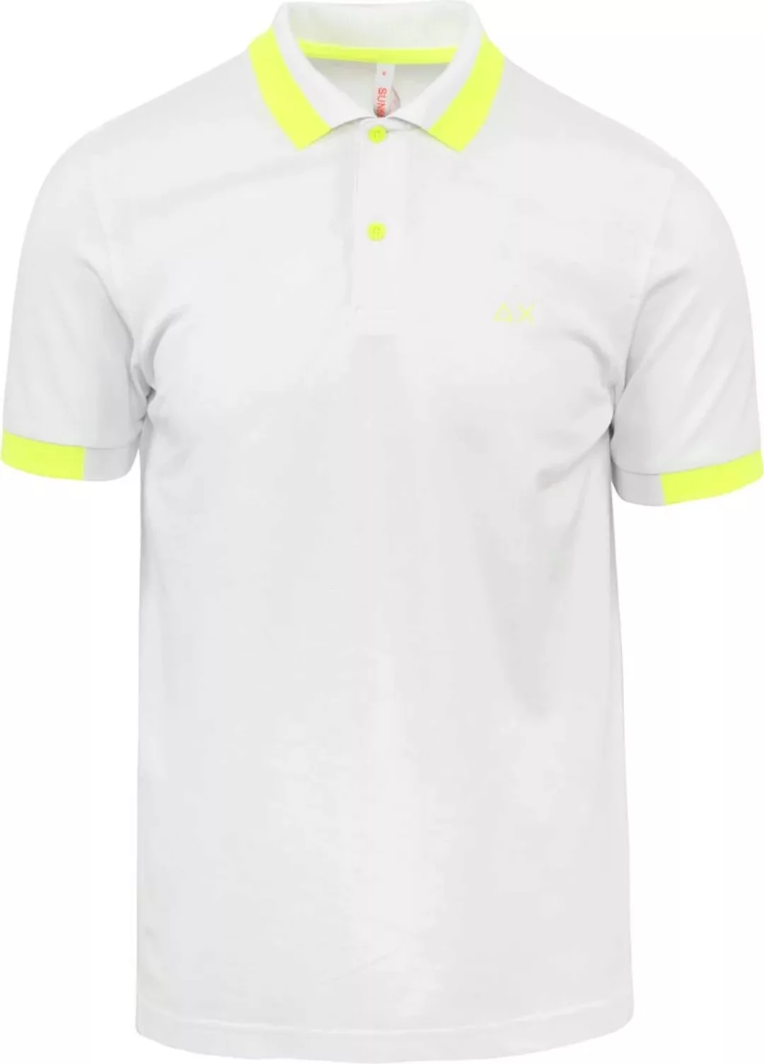 Sun68 Poloshirt Big Stripes Weiß - Größe M günstig online kaufen