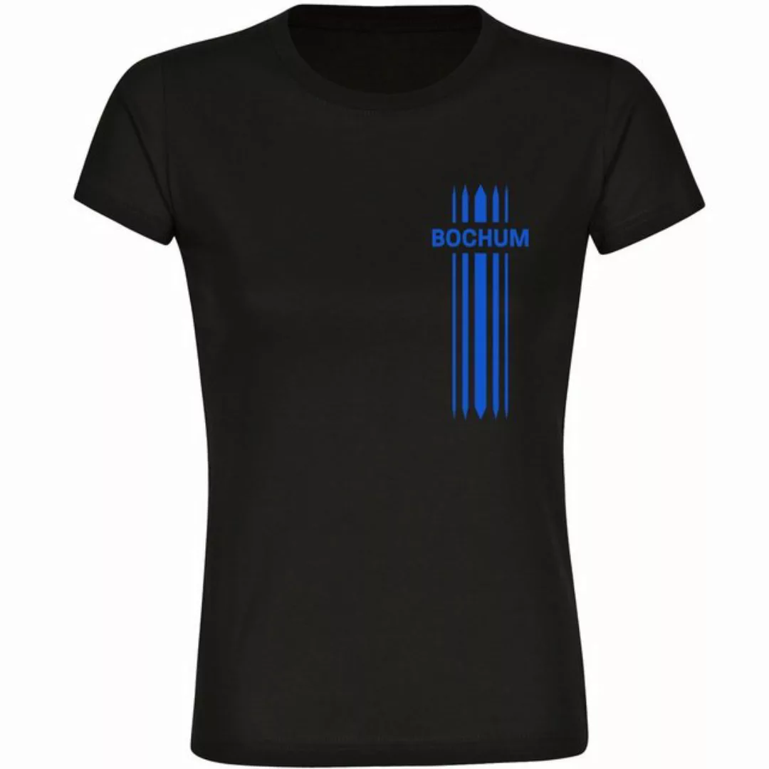 multifanshop T-Shirt Damen Bochum - Streifen - Frauen günstig online kaufen