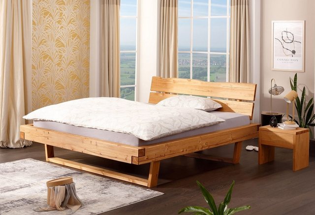 Main Möbel Massivholzbett Balkenbett 'Jeanette I' 180x200cm Kiefer massiv e günstig online kaufen