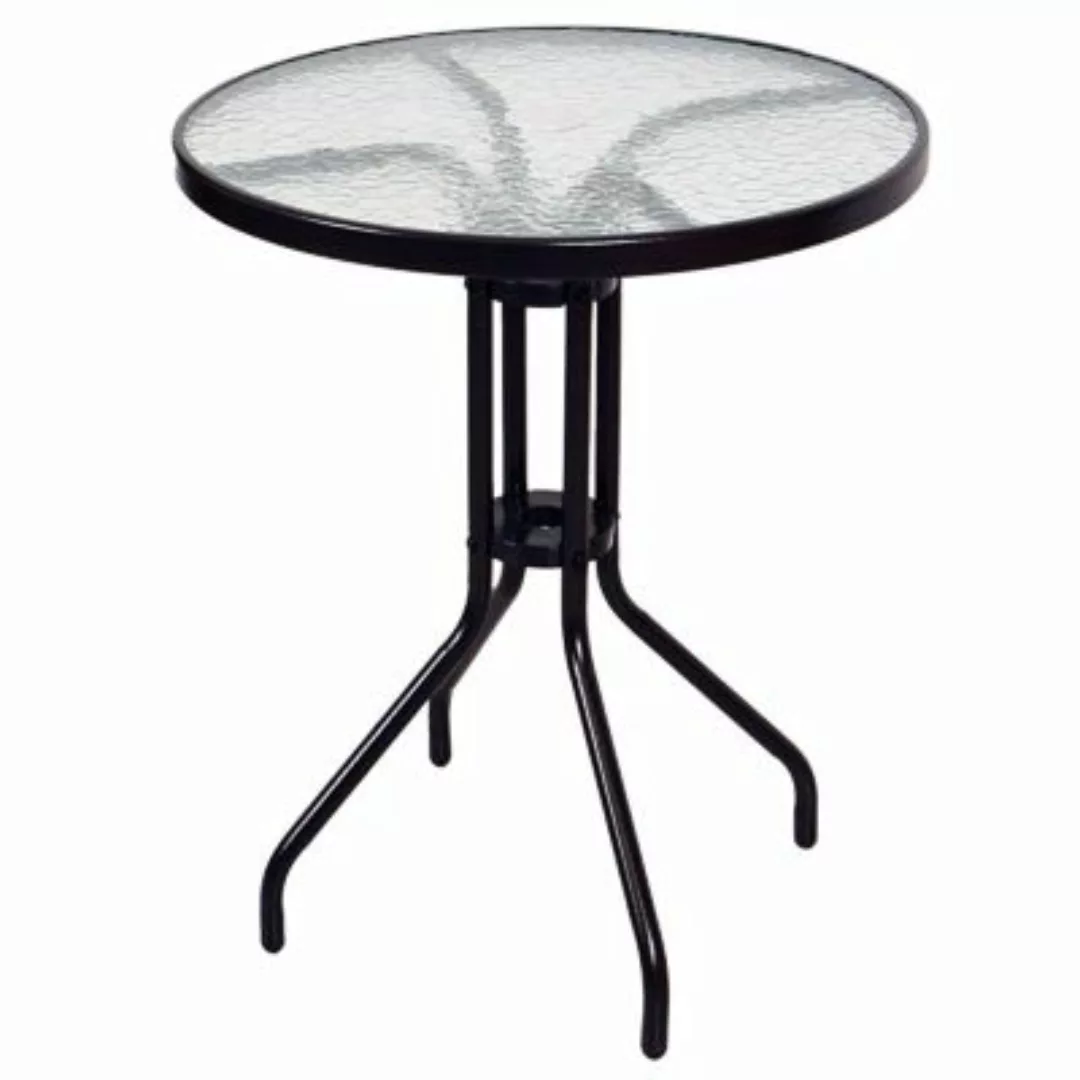 VCM Bistrotisch mit Glasplatte Glastisch Gartentisch Terrassentisch Tisch G günstig online kaufen