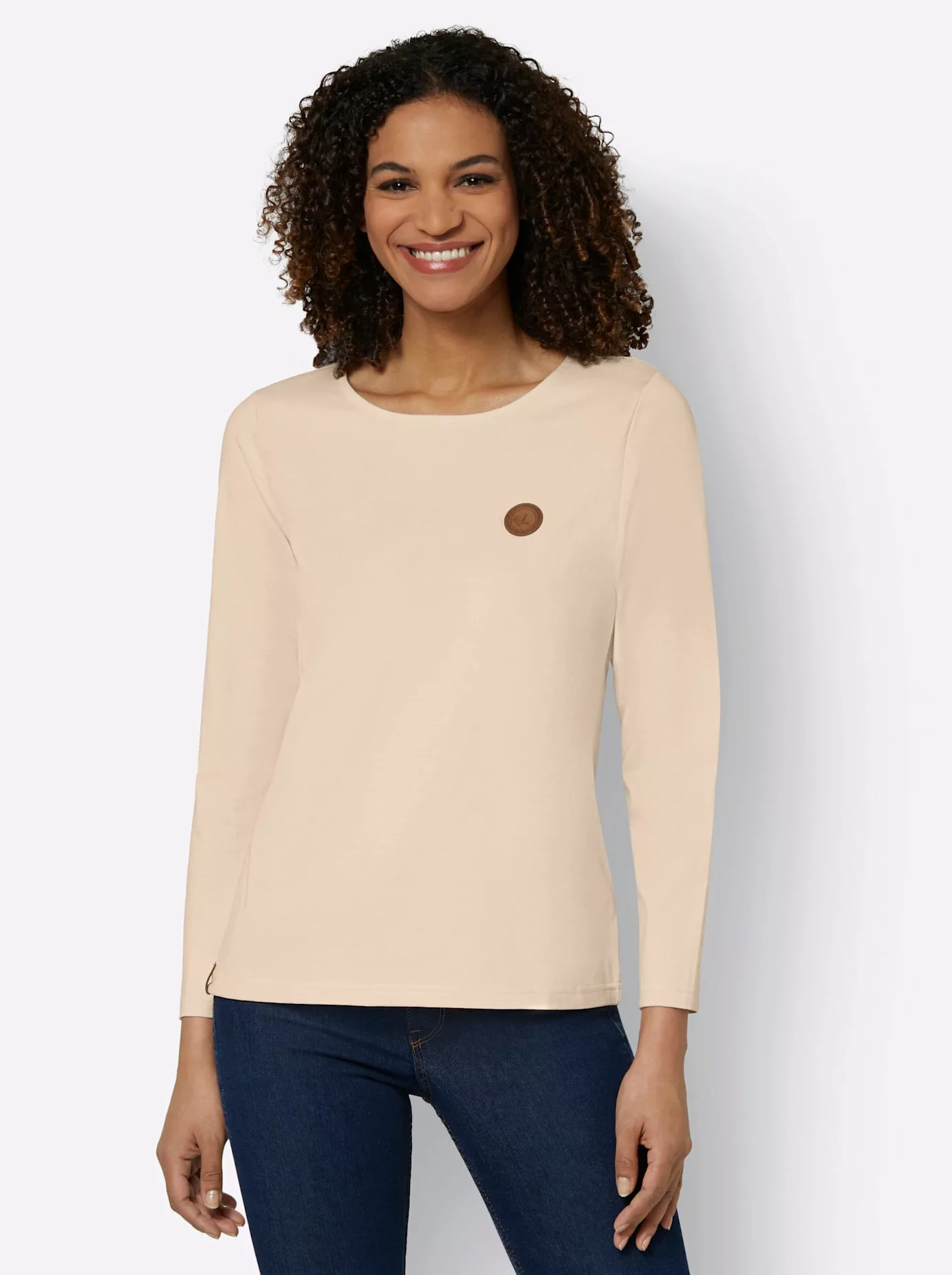 Casual Looks Rundhalsshirt "Shirt", (1 tlg.) günstig online kaufen