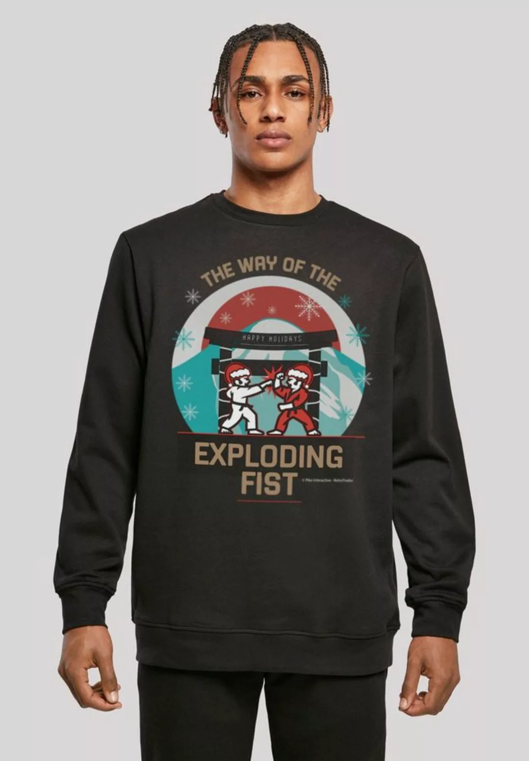 F4NT4STIC Kapuzenpullover "Retro Gaming Way of the Exploding Fist Christmas günstig online kaufen