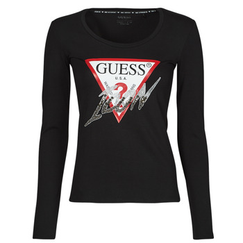 Guess  Langarmshirt LS CN ICON TEE günstig online kaufen