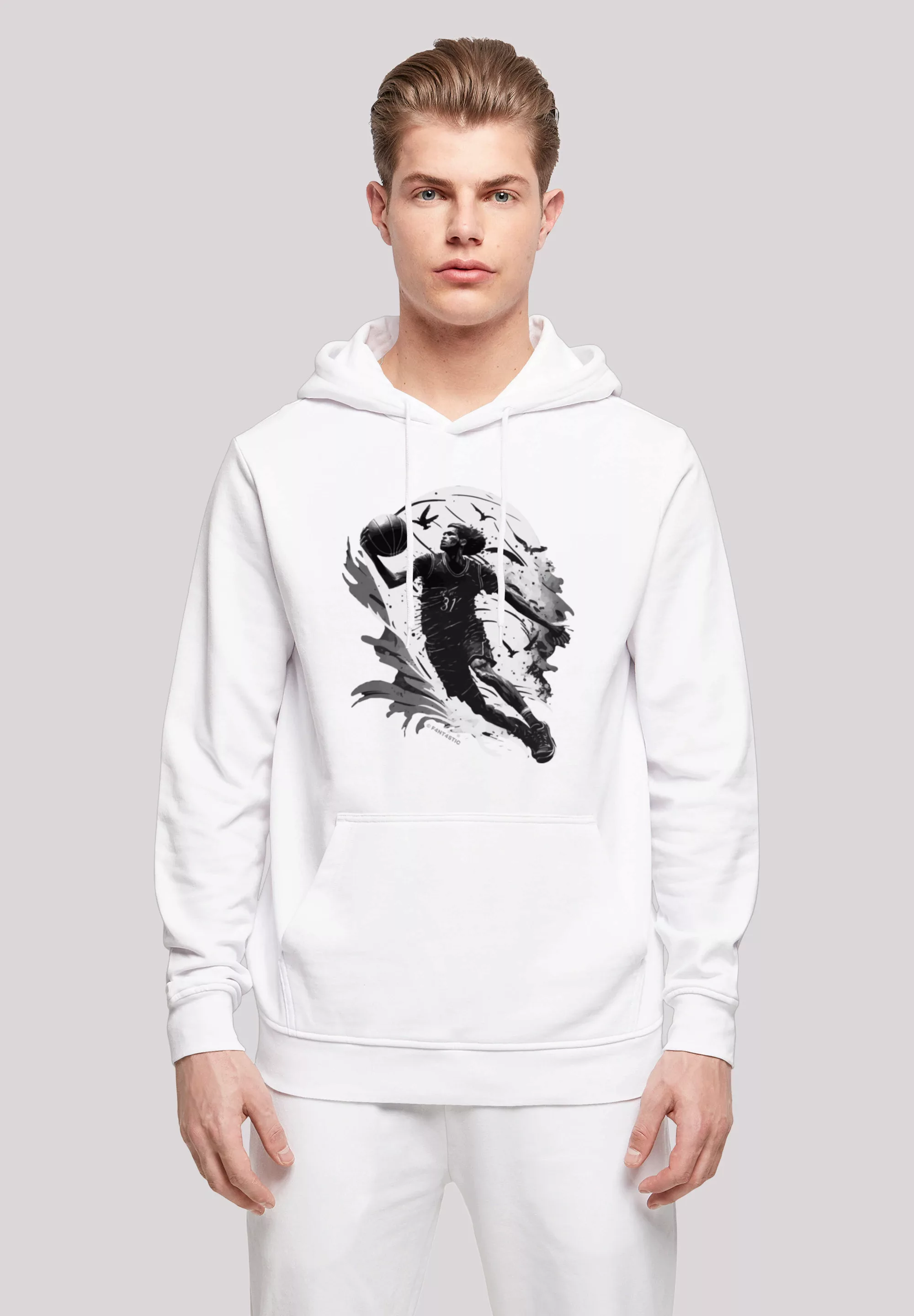 F4NT4STIC Kapuzenpullover "Basketball Spieler", Print günstig online kaufen