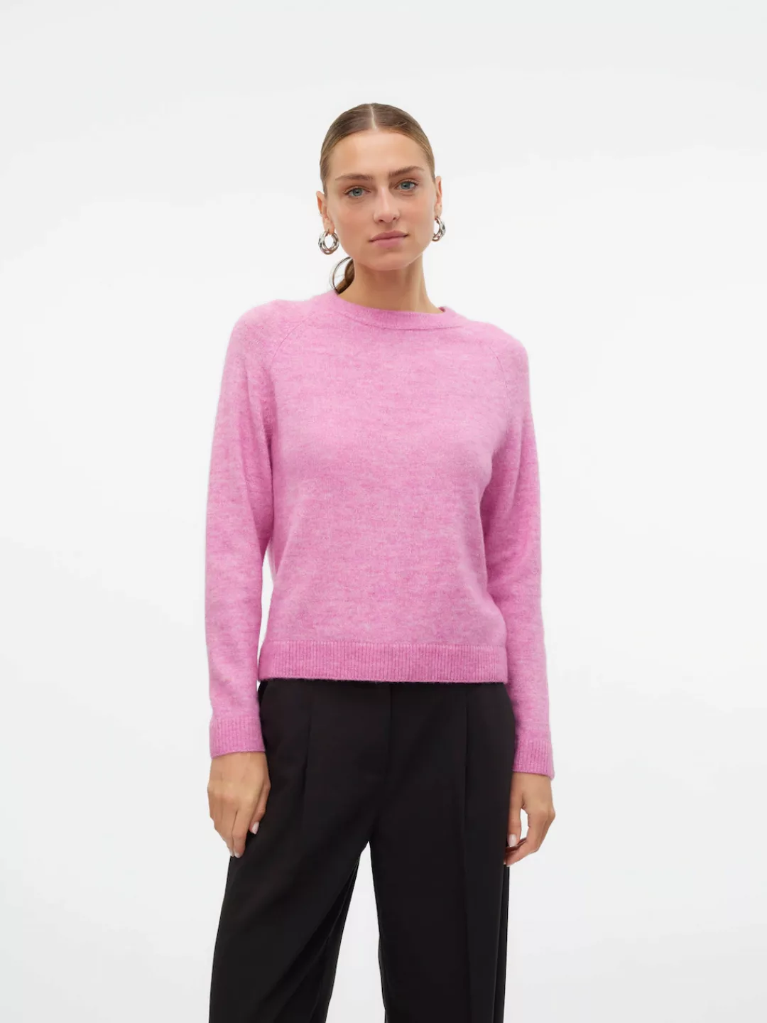 Vero Moda Rundhalspullover "VMFILUCA LS O-NECK PULLOVER GA NOOS" günstig online kaufen